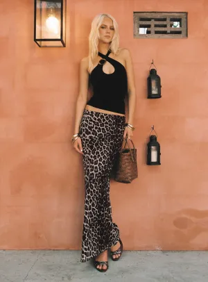 Ergo Maxi Skirt Leopard Tall Day Ready