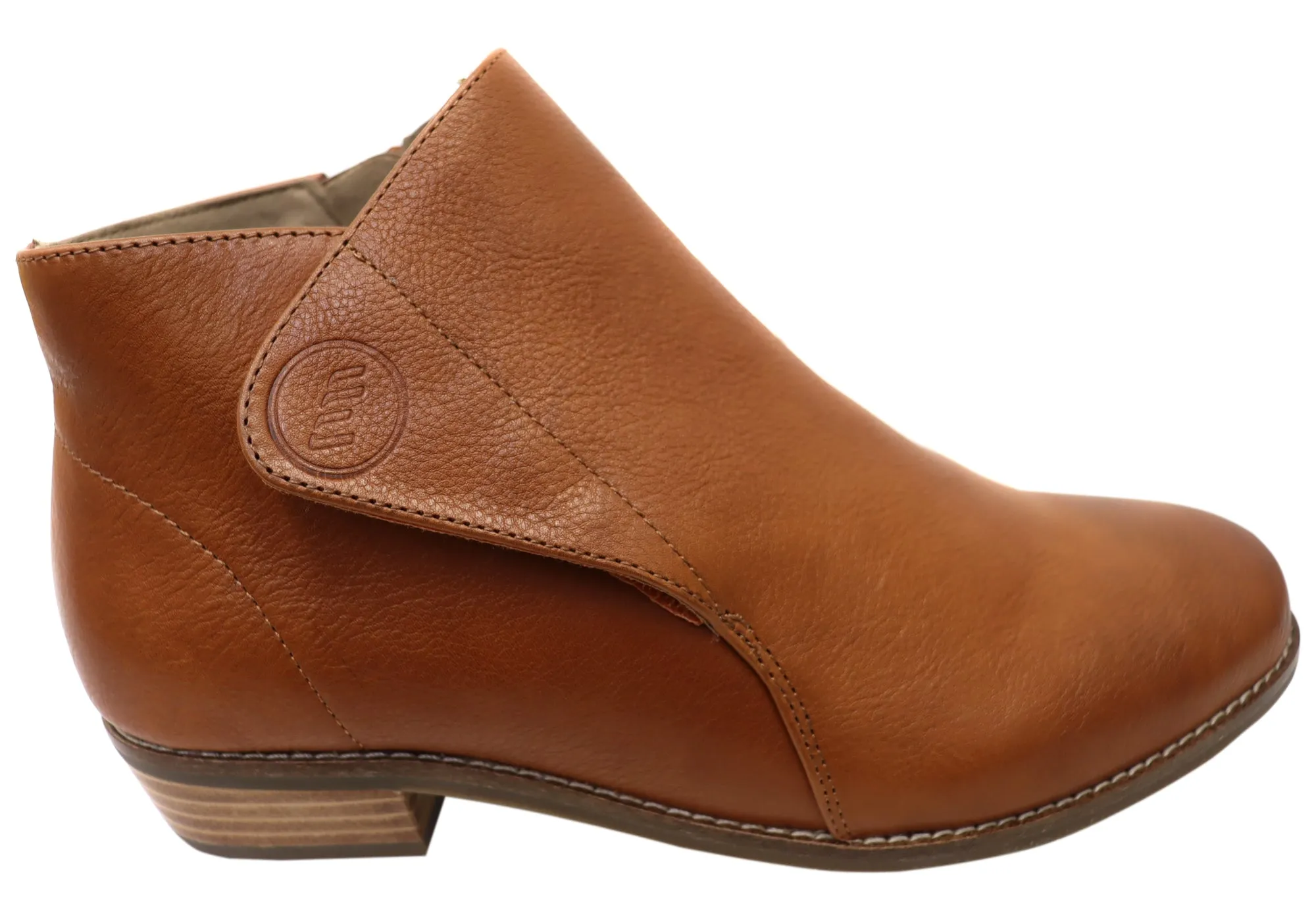 Homyped Empress Pixie Womens Comfort Supportive Leather Ankle Boots Comfortable Stride