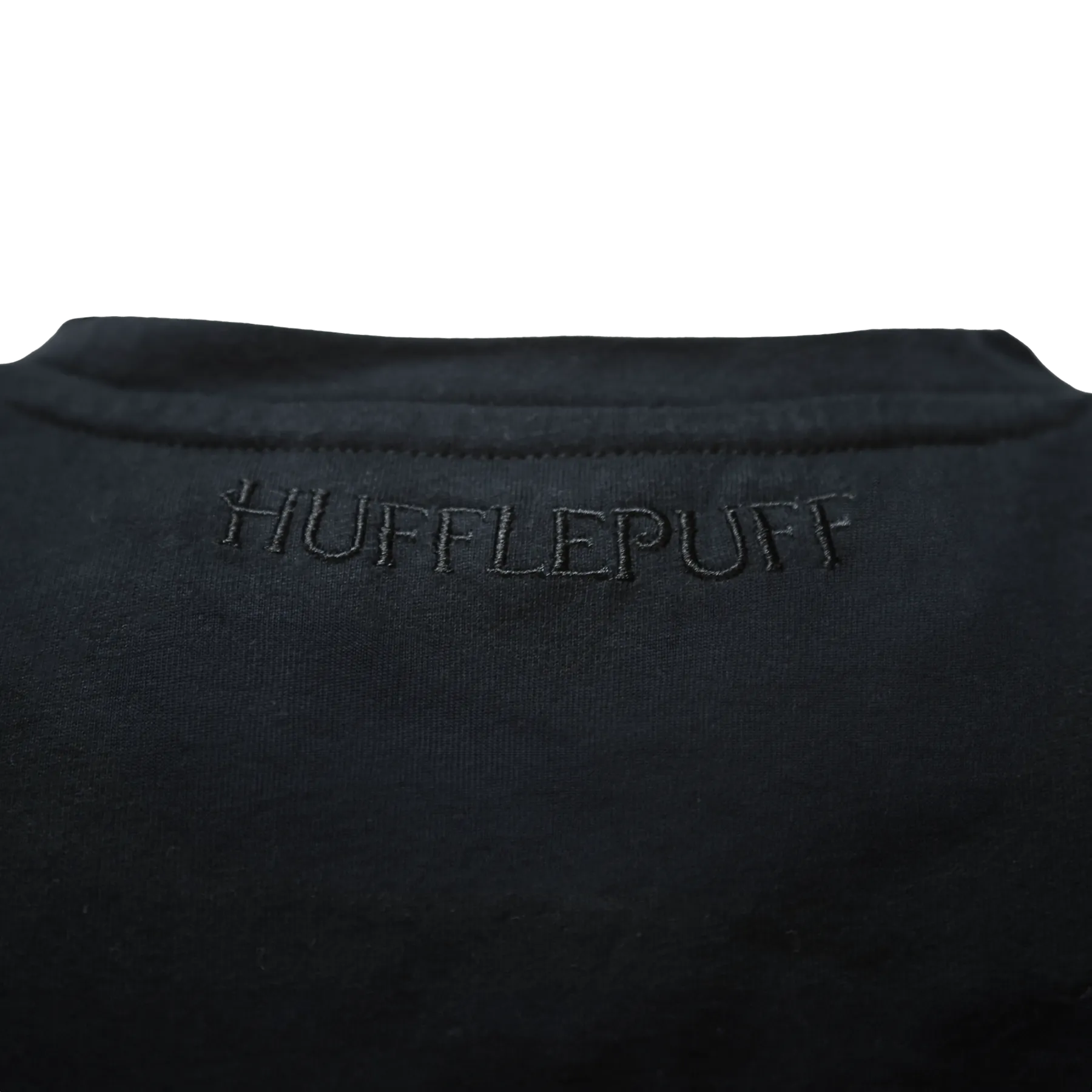 Hufflepuff Embroidery Print T-Shirt Stylish Fit Outdoor Sports