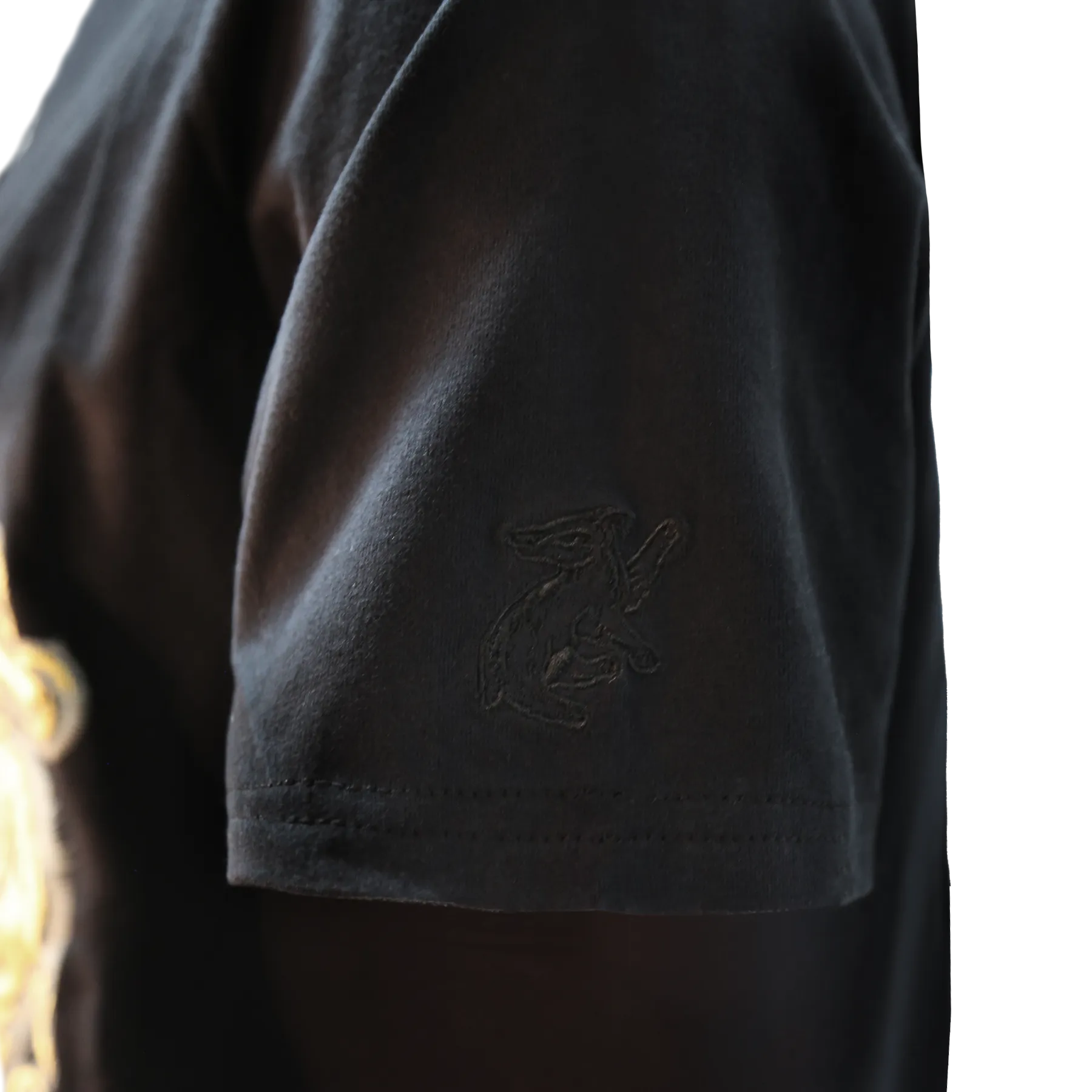 Relaxed Design Wrinkle Resistant Cloth Hufflepuff Embroidery Print T-Shirt