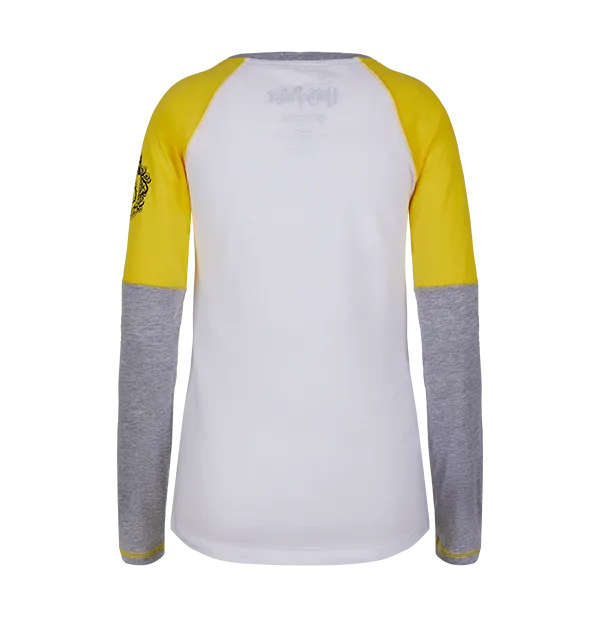 Hufflepuff Ladies Raglan Shirt Everyday Comfort Modern Smart