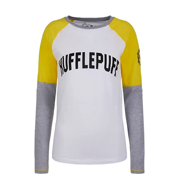 Stylish Fit Hufflepuff Ladies Raglan Shirt