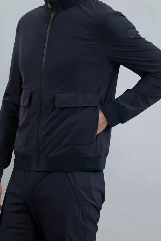 Durable Water Repellent Finish Seam Sealed Construction ID24232-Duno Navy Sound Trevi Jacket