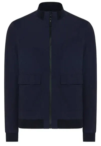 ID24232-Duno Navy Sound Trevi Jacket Sporty Chic Glossy Finish