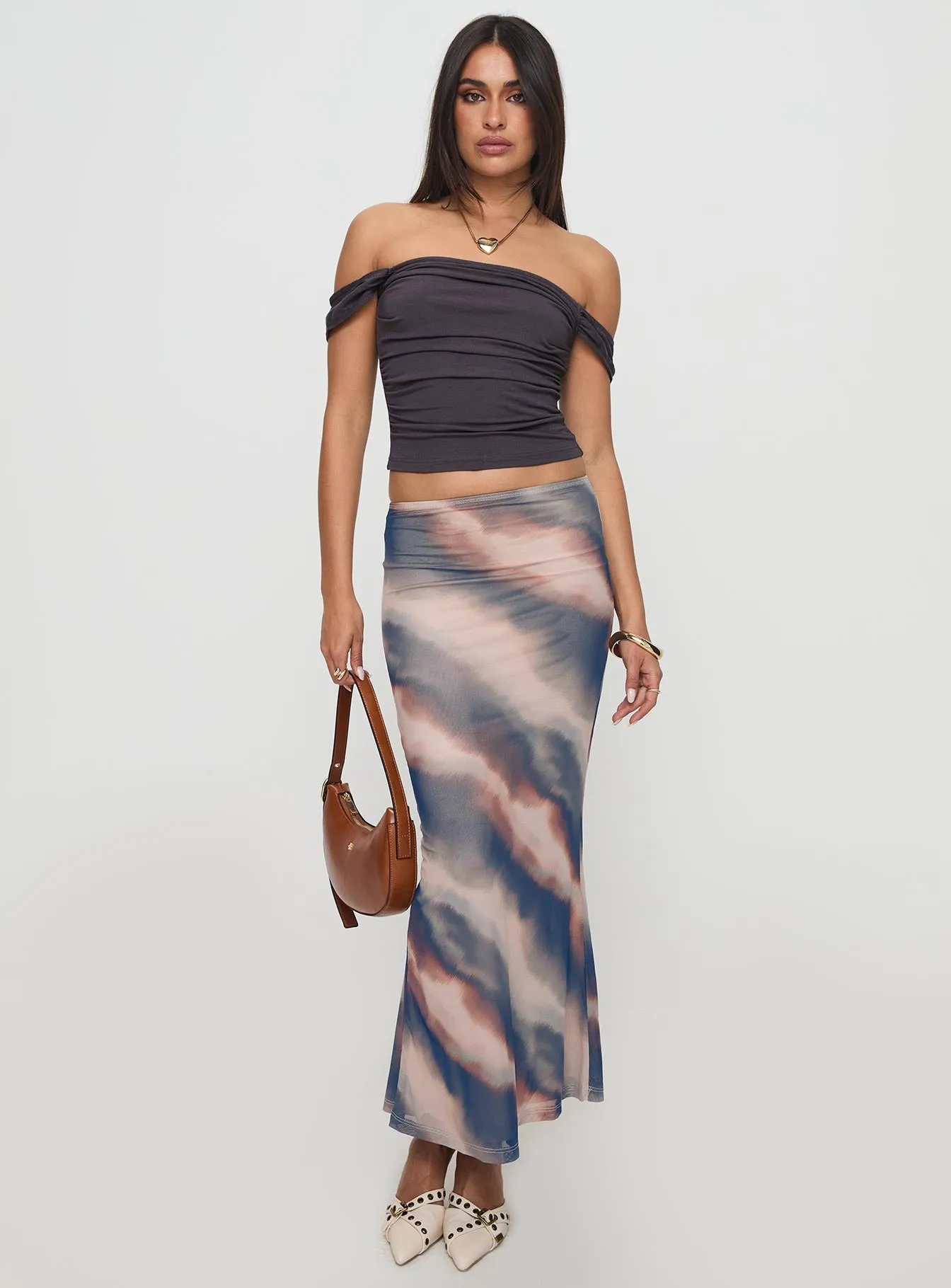 Tear Resistant Ismeria Maxi Skirt Multi