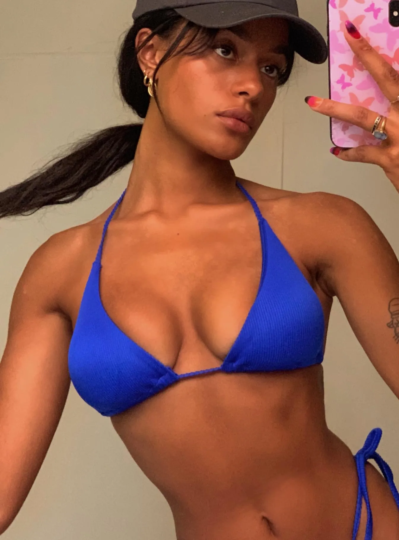 Ultraviolet Guard Sunscreen Compatible Jenner Bikini Top Monday Blues