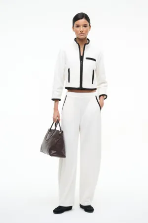 Abrasion Resistant Surface JETER JACKET | IVORY BLACK