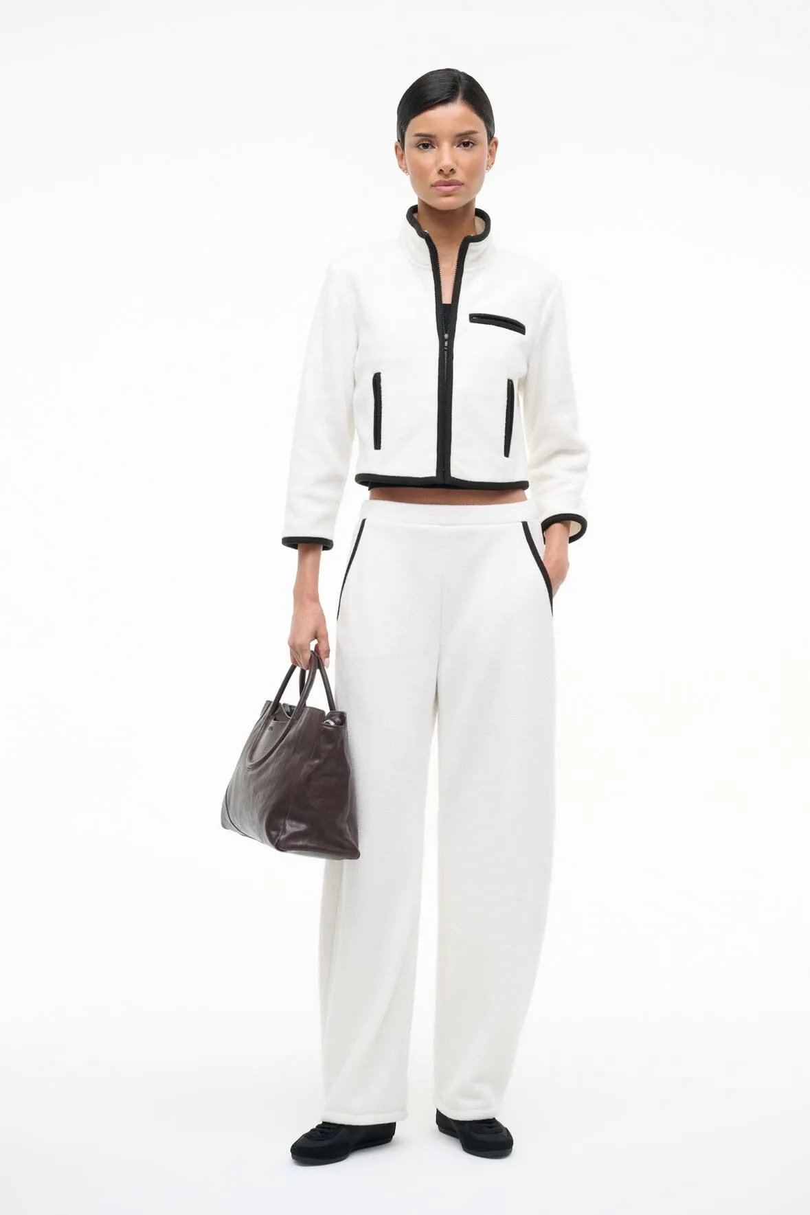 Bonded seams JETER JACKET | IVORY BLACK