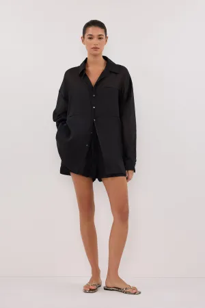 KAI BLACK RAMIE SHORT Soft touch finish Soft Elastic