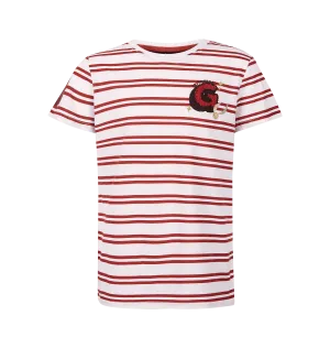 Kids Gryffindor Striped T-Shirt Lightweight Layer Eco Certified Fiber