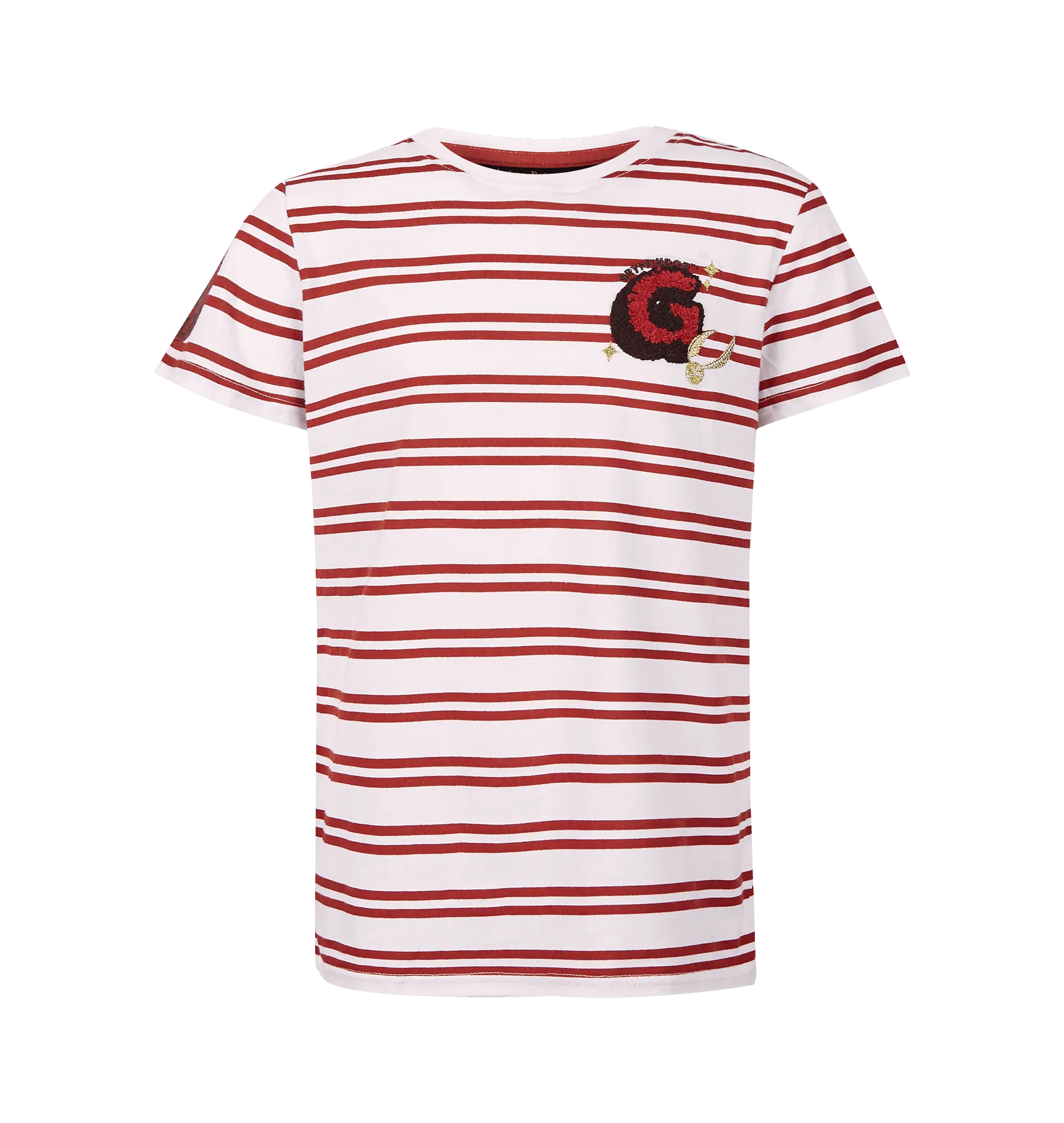 Kids Gryffindor Striped T-Shirt Lightweight Layer Eco Certified Fiber