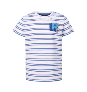 Basic Comfort Seam Free Edging Kids Ravenclaw Striped T-Shirt