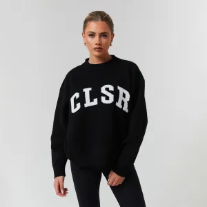 Cold Weather Knit Crewneck | Black