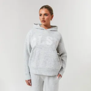 Knit Hoodie | Light Grey Marl New Day