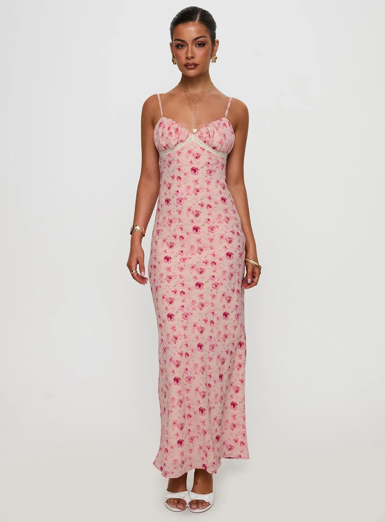 Flower Fields Maxi Dress Multi Floral Daily Style museum visit