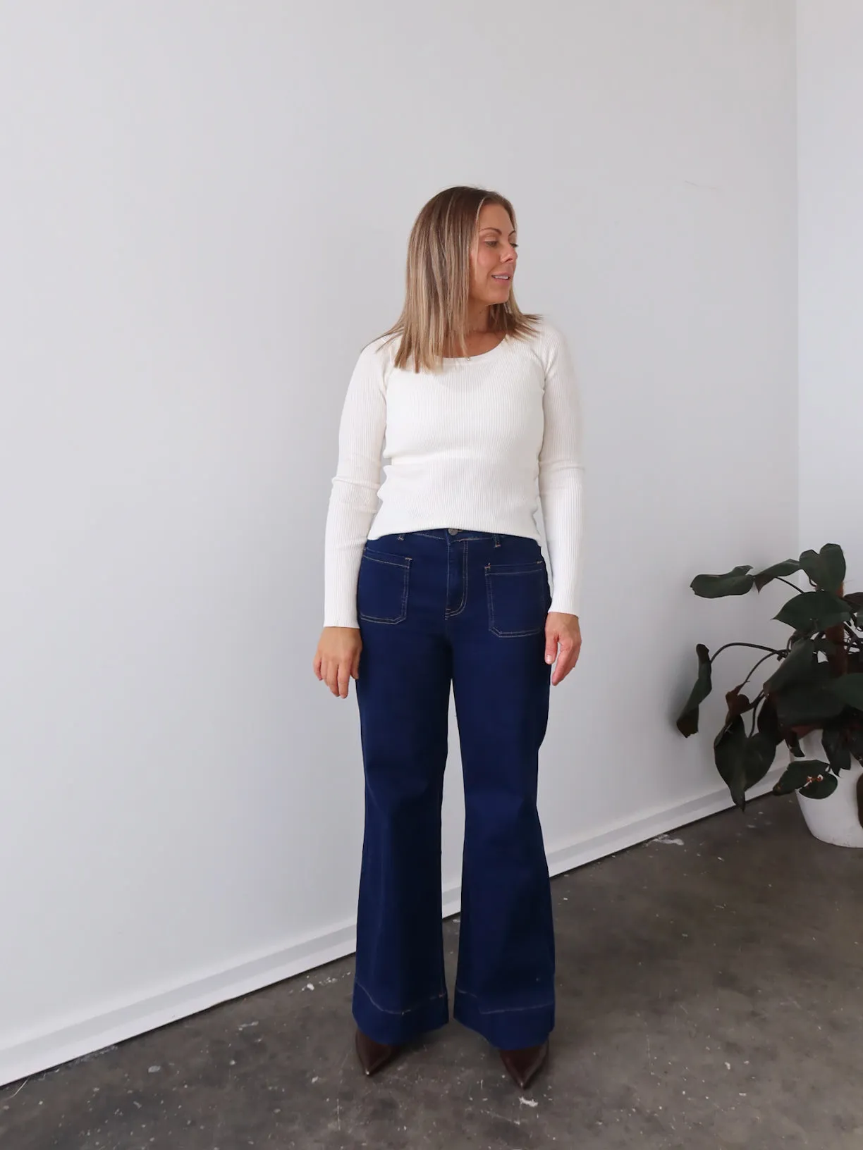 Timeless Piece Selma Knit Top - Vanilla