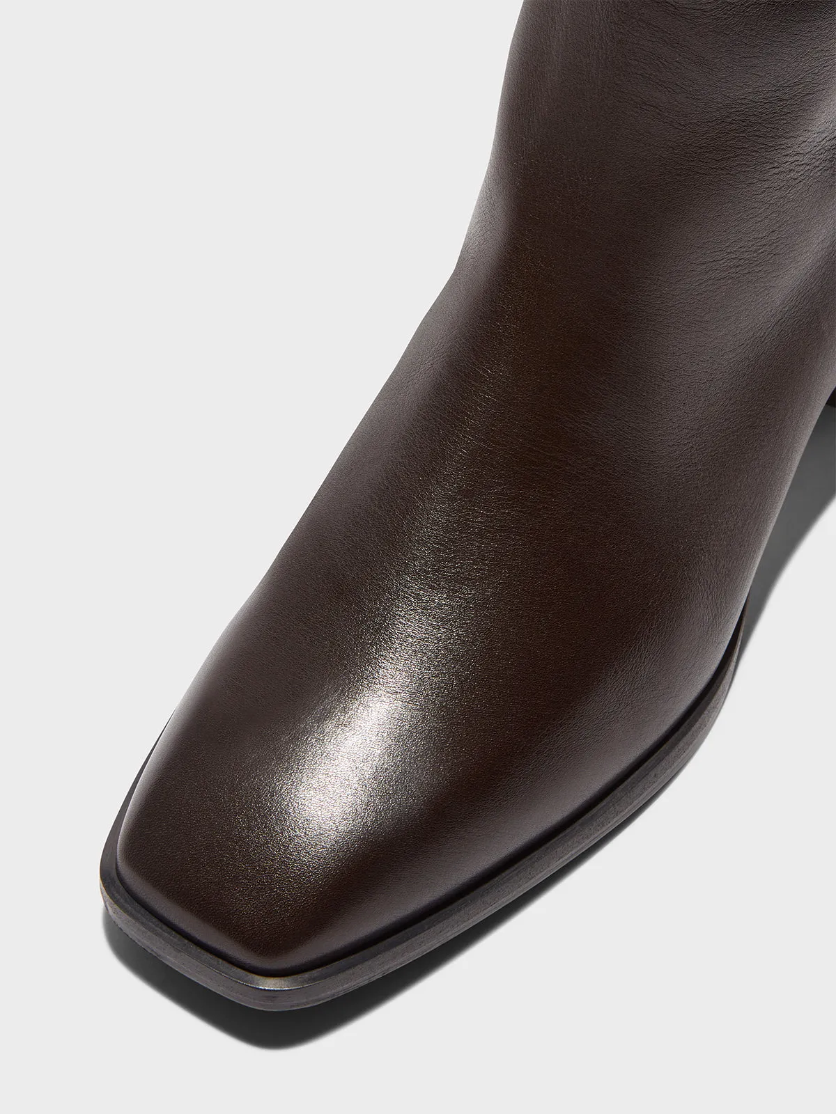 Modern Cut Lee Leather Ankle Boots