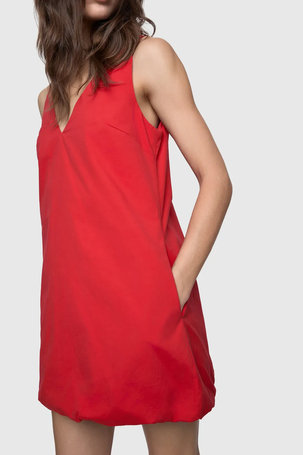 Leia Bubble Mini Dress Basic Warm Floral Comfort