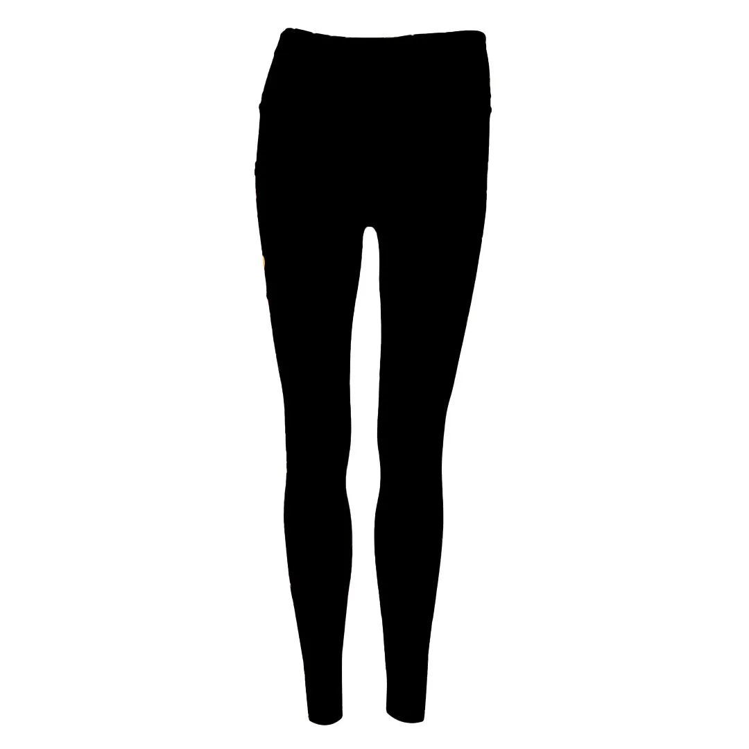 Quick Dry Camping Gear Flexible form Unisex Leggings | FFF* Plain Black