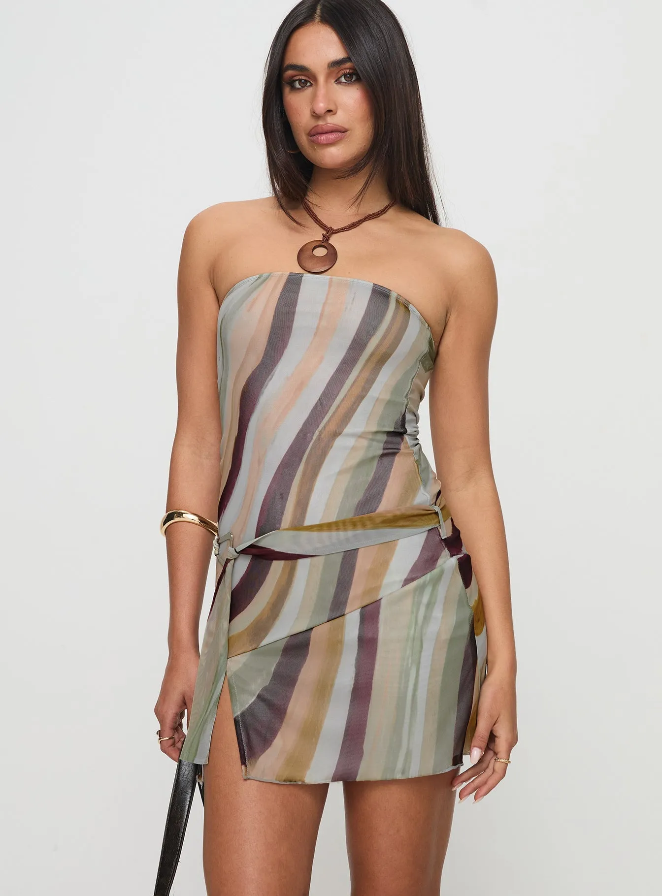 Kevsra Mini Dress Multi Festive Wear
