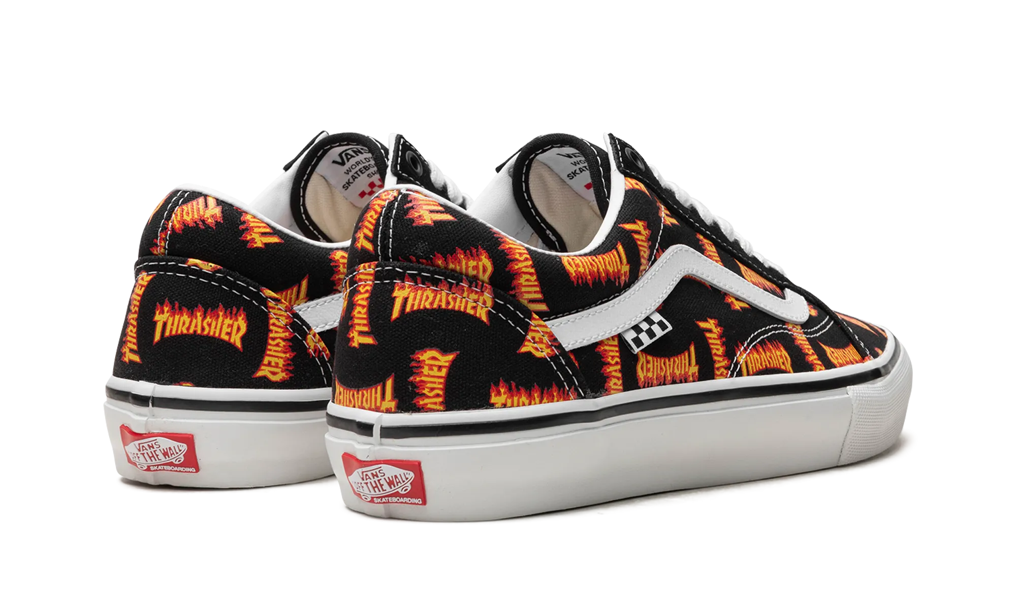 Cruise Ready Inner Support Old Skool "Thrasher All Over Flame Logo"