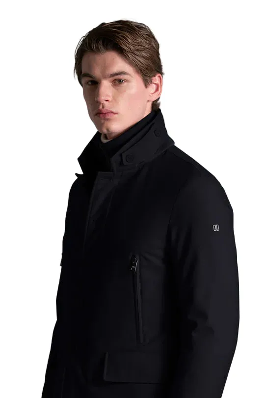 ID25744-Duno Navy Kepler Jacket Ultra Compact Packing Design Flexible Layer Fit