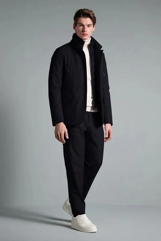 Non Restrictive Silhouette Clean Fit Design ID25744-Duno Navy Kepler Jacket