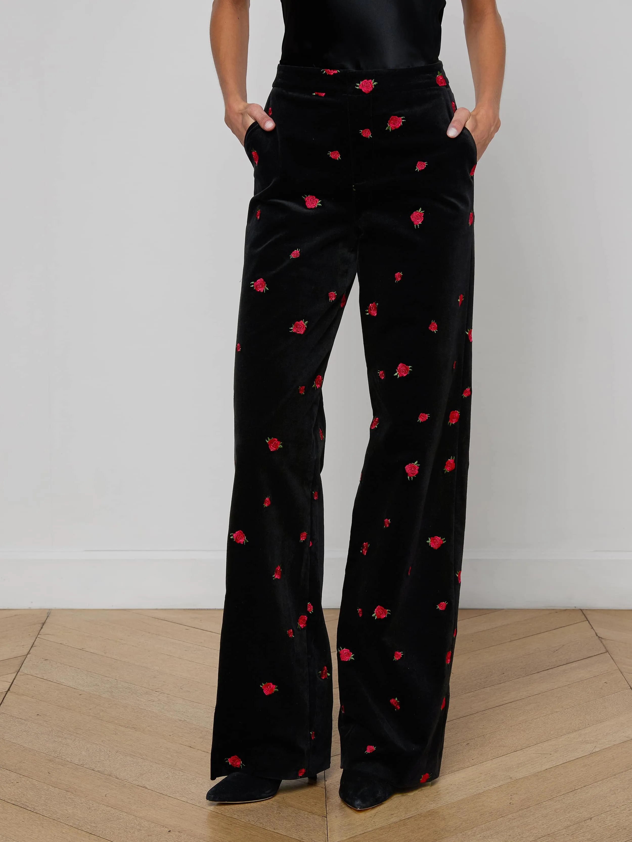 Livvy Velvet Trouser Functional Ease