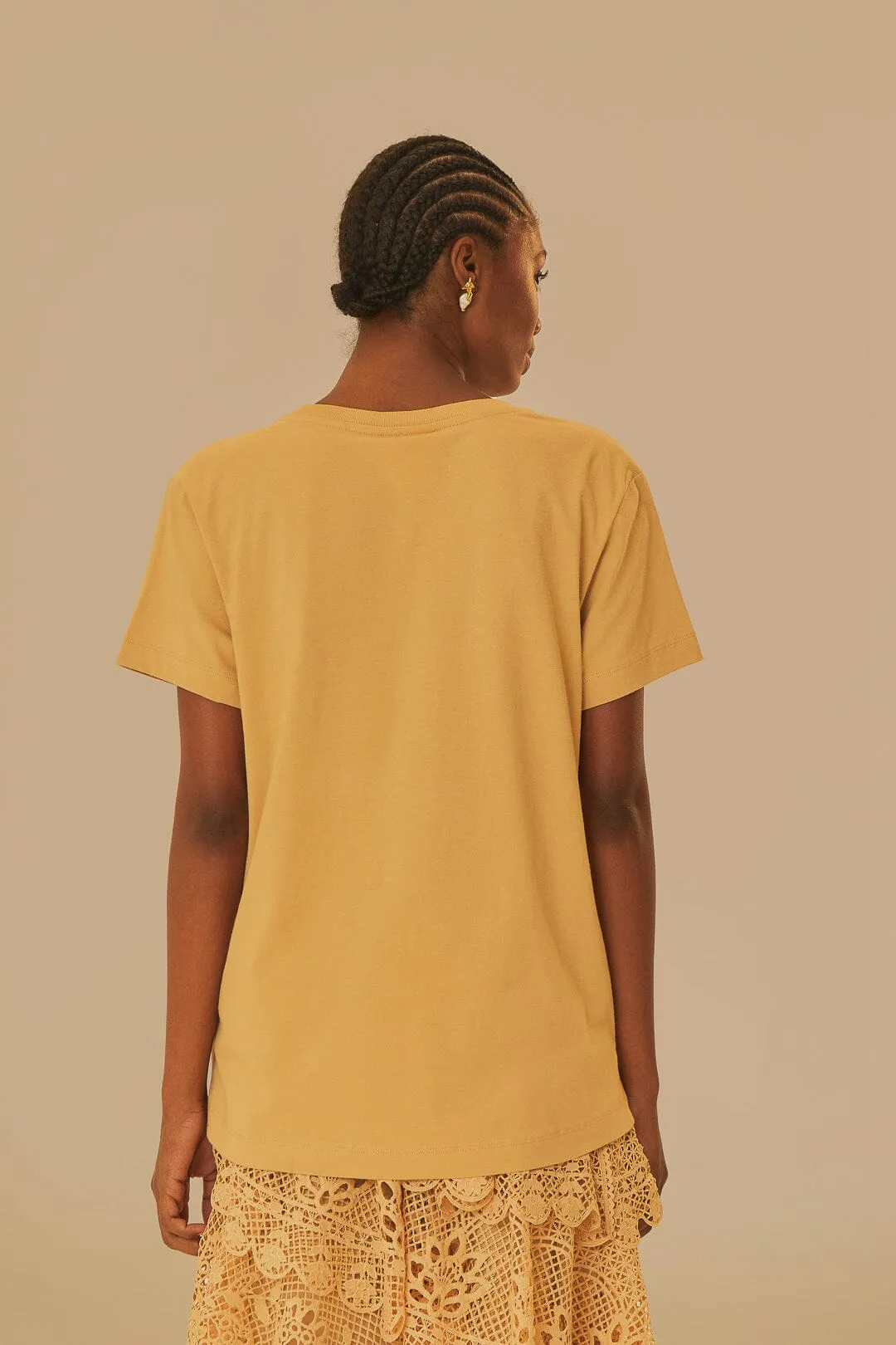 Amazonia Coracao E O Norte Fit T-Shirt Cross Grain Knit anti static coating