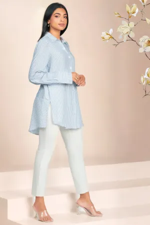 Long Stripe Shirt Sports Apparel