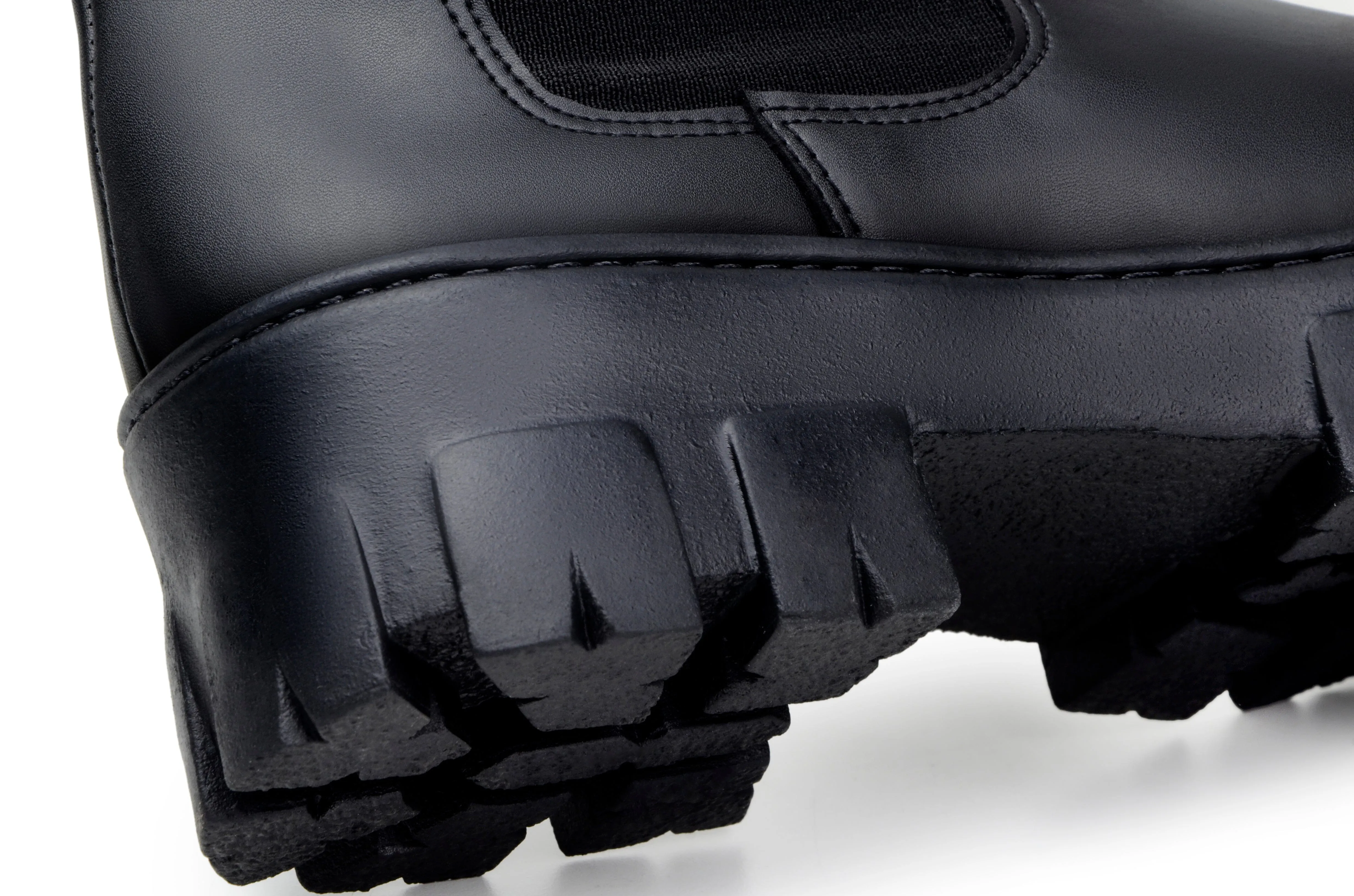 'Rosana' women's chunky sole vegan chelsea Zette Shoes - black Seamless Comfort Comfort Seeker Anti   Bacterial