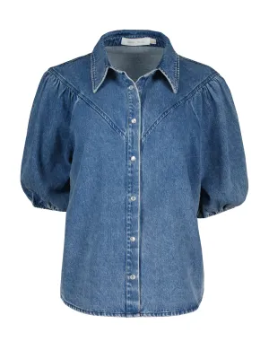 Laurel Shirt, Denim Non-toxic