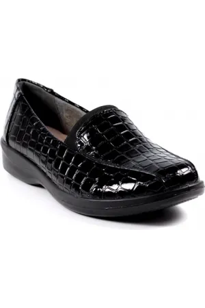 Secure Lunar Nieve Comfort Shoe FLN007 Black