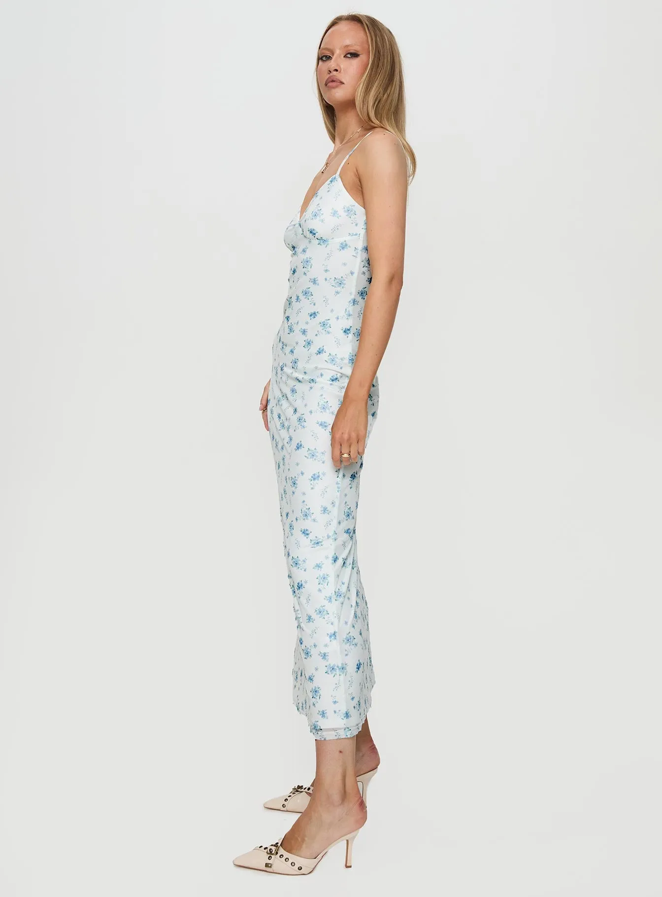Mellieha Maxi Dress Multi Floral Hip-Flattering Light Base