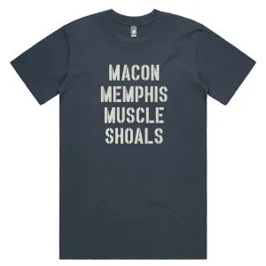 Smooth Seam Technology Macon, Memphis, Muscle Shoals T-shirt