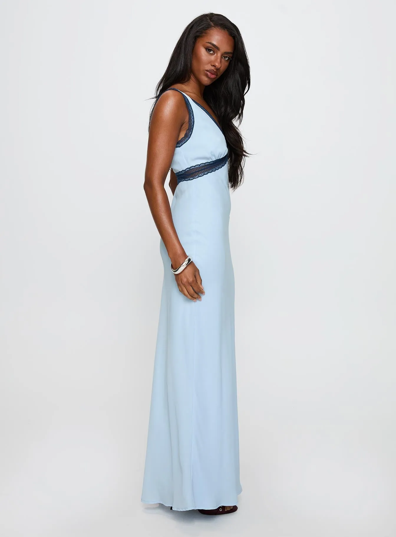 Elegant Wearable Quick Glam Maelene Maxi Dress Blue