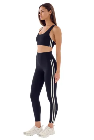 Ella High Waist Airweight , Black/White Soft Form Casual Wearer School Sports