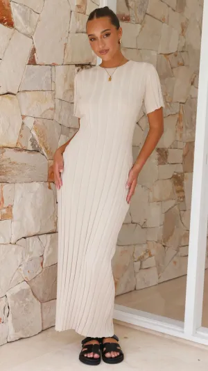 Chill Friendly Mari Maxi Dress - Sand