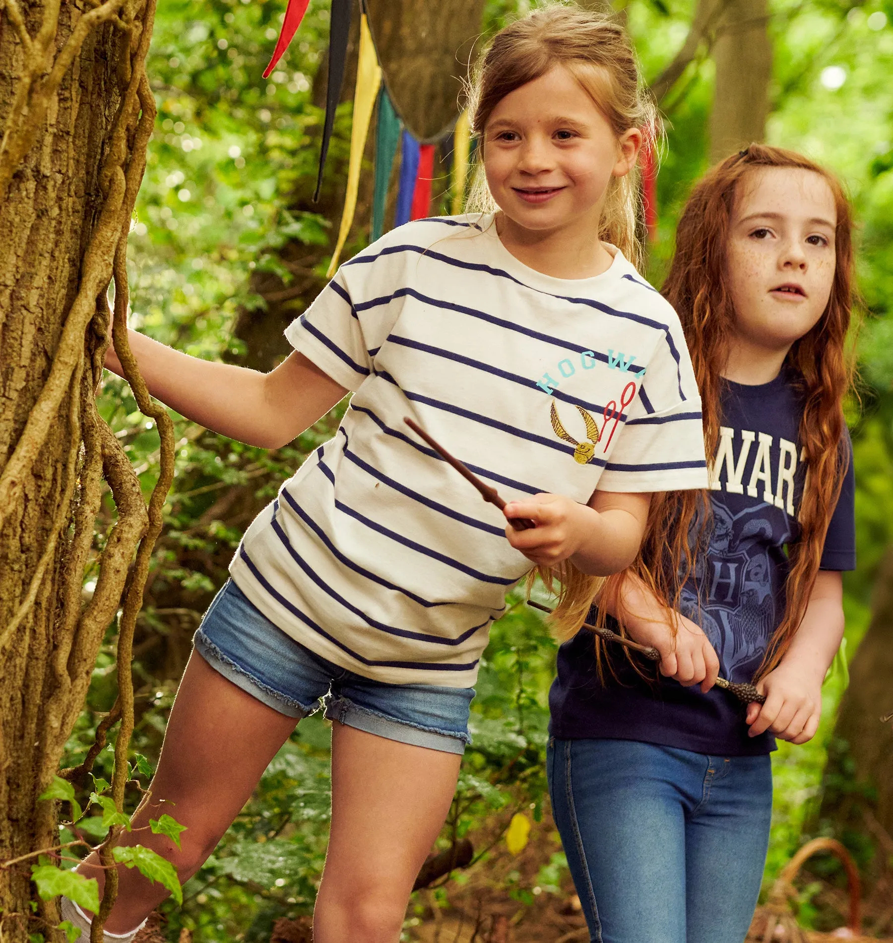 Kids Quidditch Striped T-Shirt Chic Look Trendy Comfort