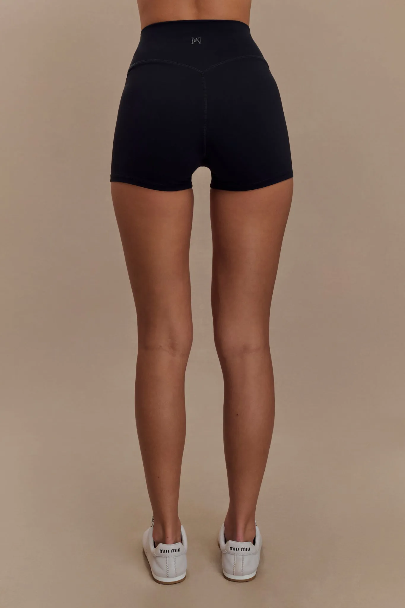 Orion Active Bike Shorts - Black Sweat Wicking Channels Double Layered Panels