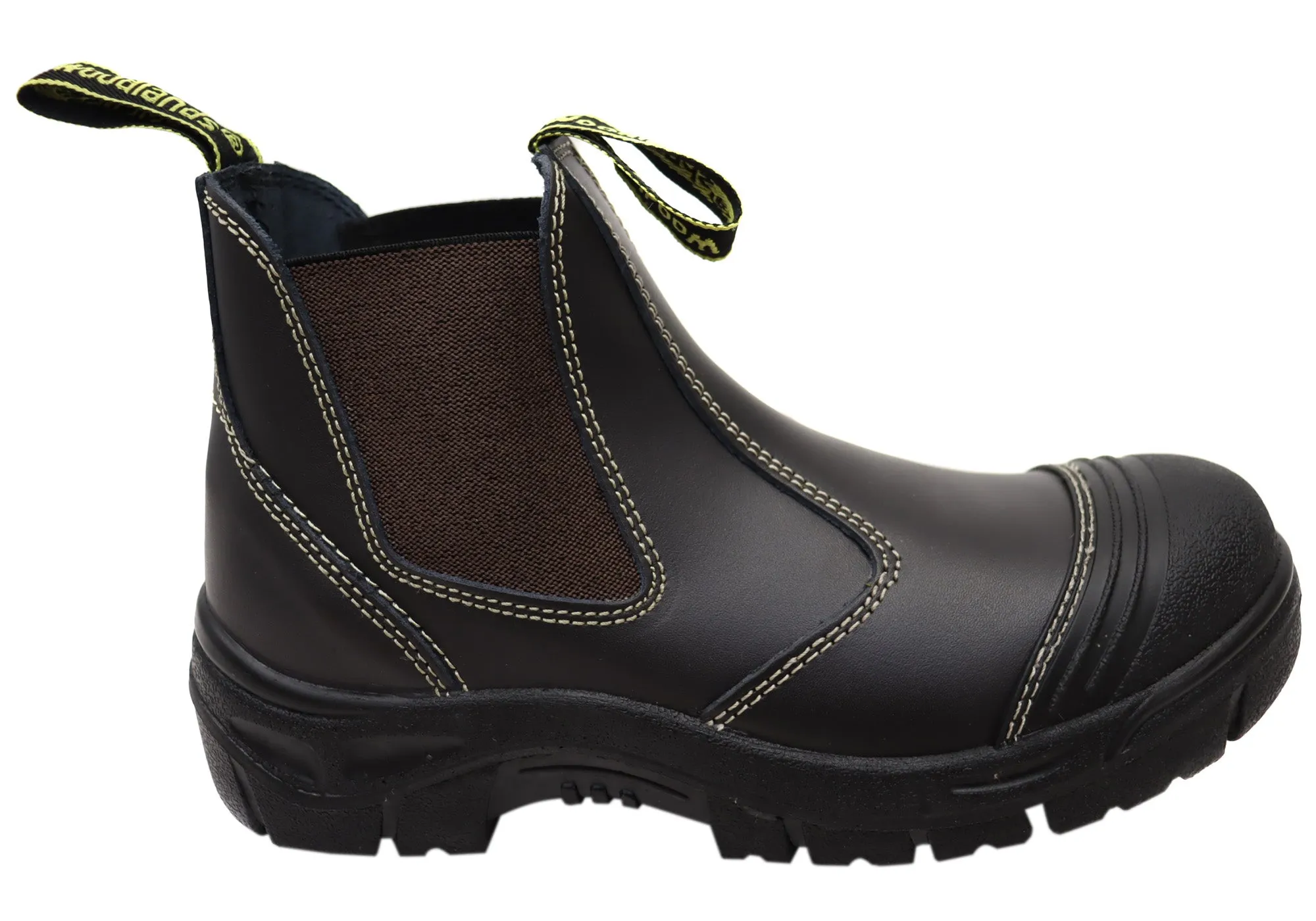 Woodlands New Foreman Womens Leather Steel Toe Cap Work Boots Seamless Comfort Nature Lover