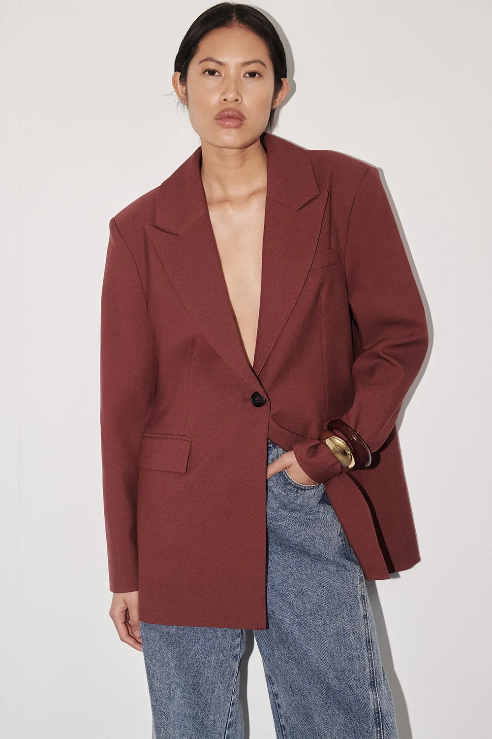 MultiLayerSystem Casual Street Style NAOMI SAHARA OVERSIZED BLAZER