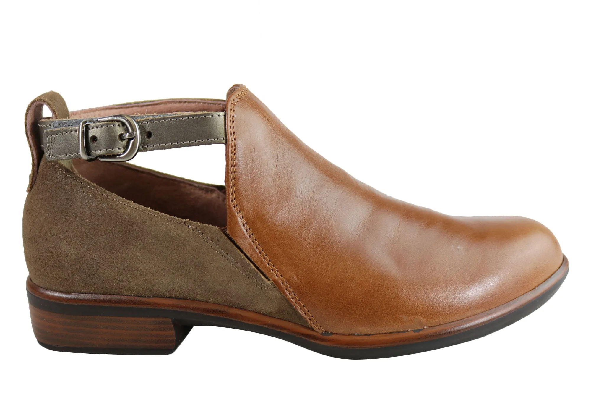 Naot Kamsin Womens Leather Comfortable Supportive Ankle Boots Rugged Look