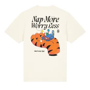 Nap More Worry Less Relaxed Fit Weekend Style Trend Modern Design