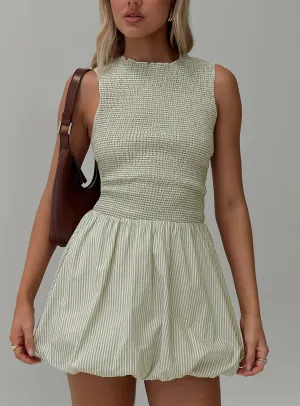 Narnie Mini Dress Sage Work Ease