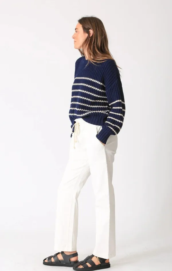 Cable Stitch Cozy Interior Fleece Nautical Sweater