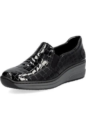 Rieker Ladies Shoes 48752-00 black Sail Vibe Hot Day