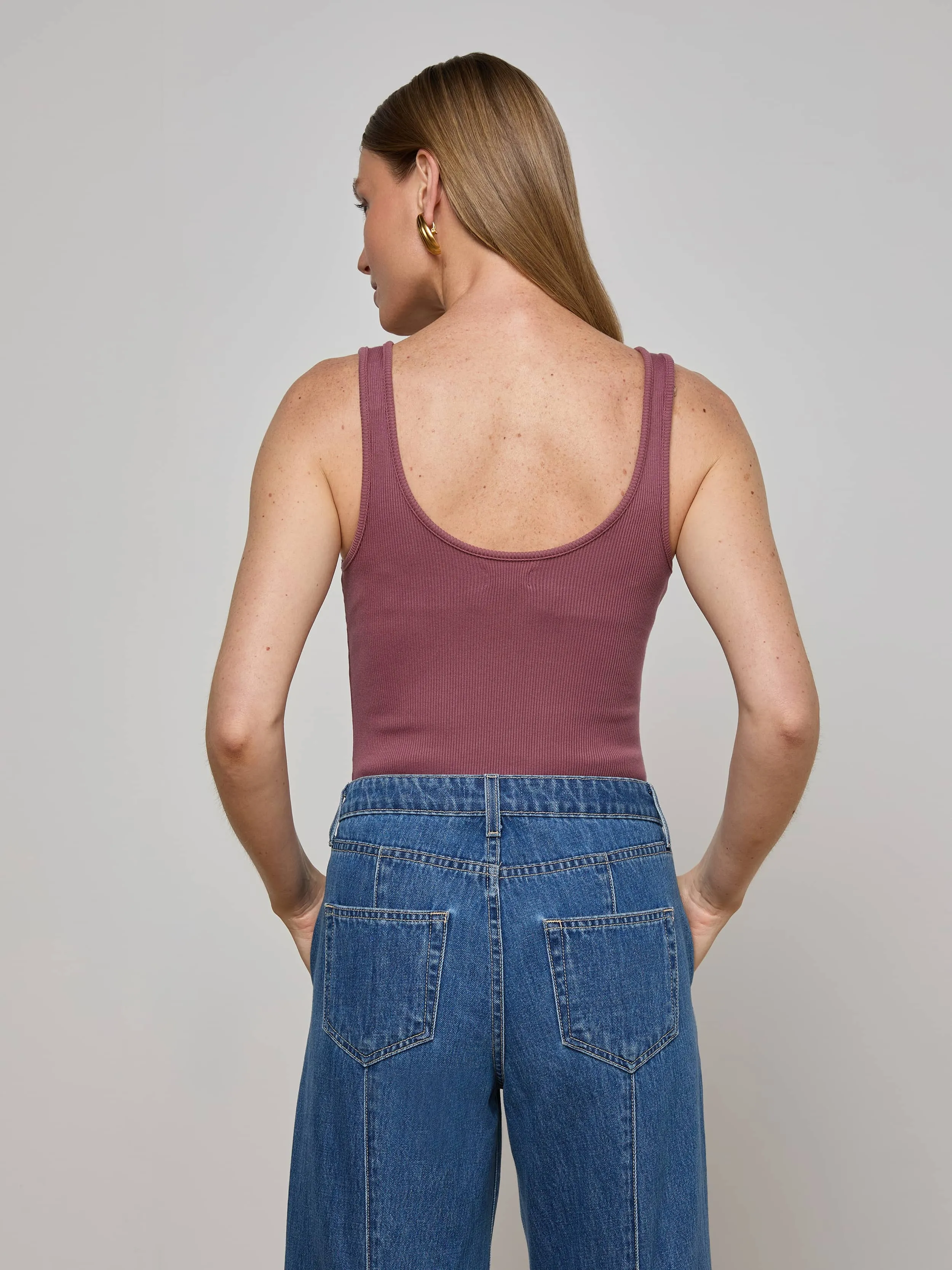 MultiPurposePockets Nica Scoopneck Bodysuit