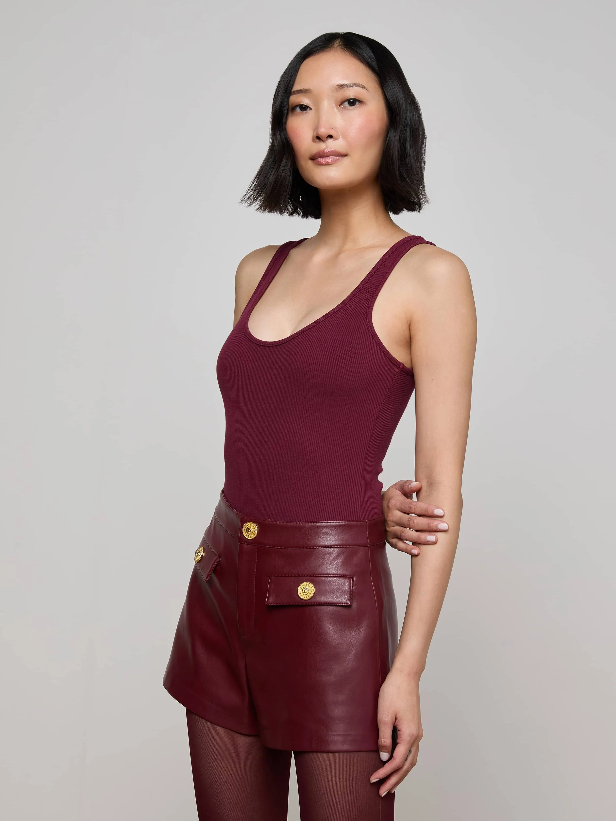 NonRestrictive Movement Nica Scoopneck Bodysuit