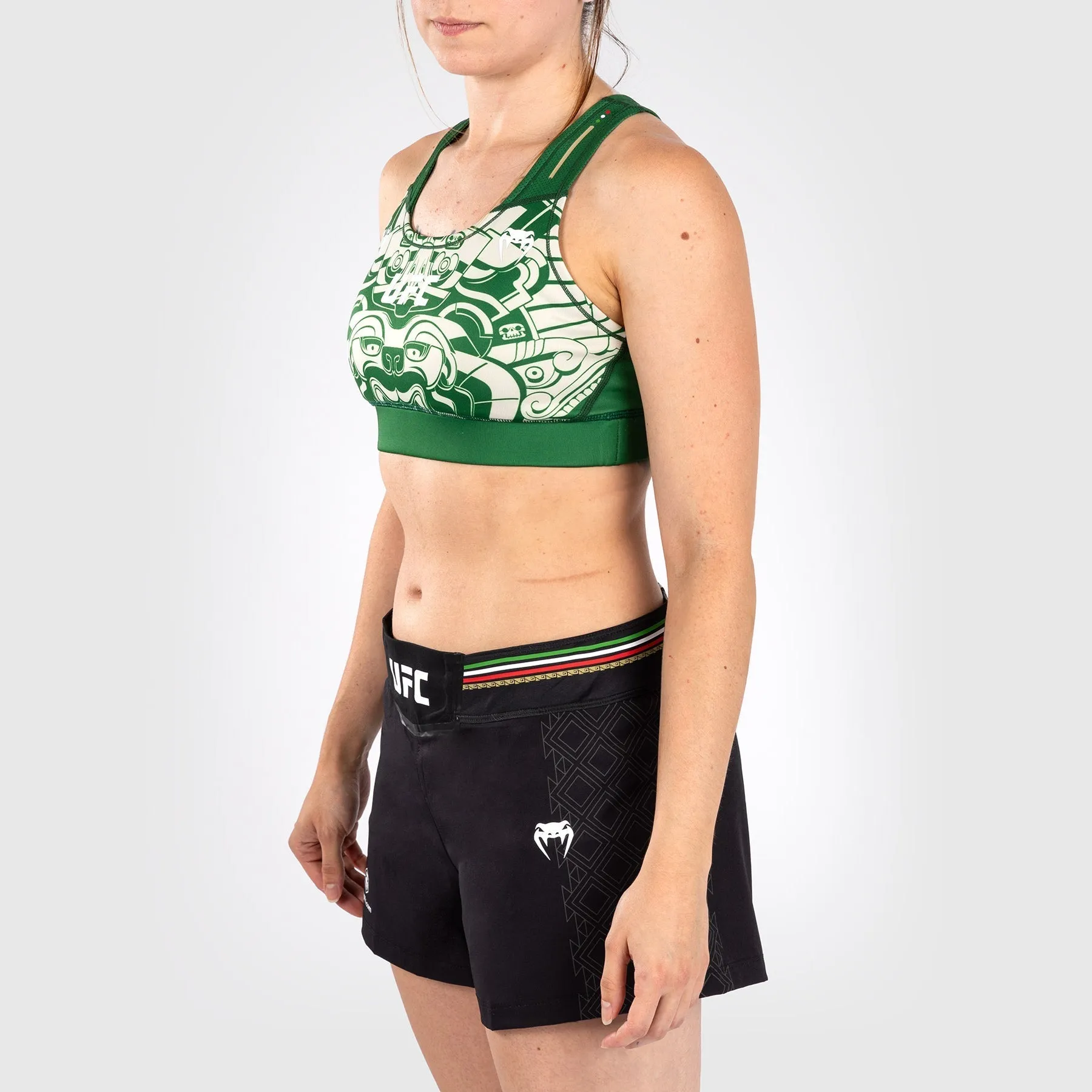 Recycled Secure Fabric Noche UFC by Venum Authentic Fight Night Women??s Sports Bra - Green